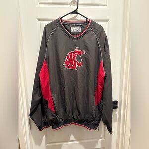 Washington State University Windbreaker Pullover - size adult XXL